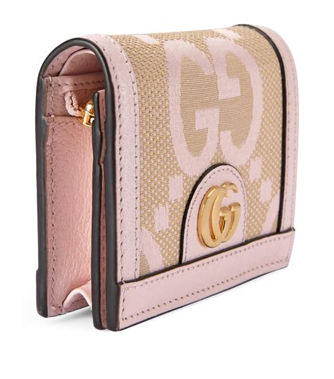 pink gg gucci wallet|gucci pink wallet on chain.